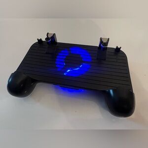 Mobile Phone Gaming Controller with Cooling Fan and Blue LED
